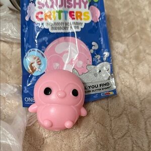 Viral Mystery Squishy Critters (Pink Penguin)